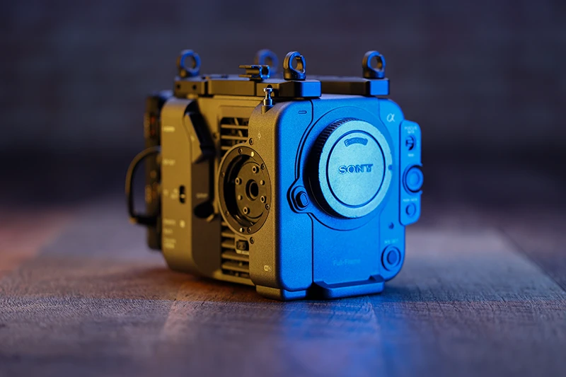 Side profile shot of a Sony FX6
